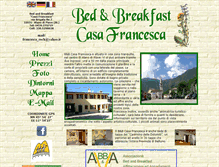 Tablet Screenshot of casafrancesca.info
